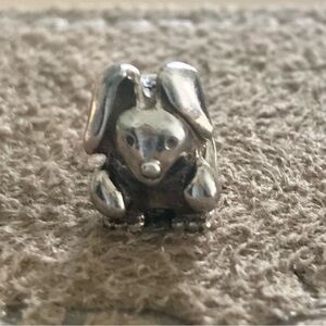 Retired Pandora Silver Bunny Charm